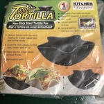 Tasty Tortilla Non-stick Steel Pan By Kitchen Keepers Taco Bowl. Fixed Price $6.49.
