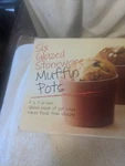 Box Set Of 6 Hearthstone Clay Red Glazed Flower Pots Baking Muffin Bakers. Fixed Price $24.99.