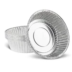 Plasticpro 10'' Inch Round Tin Foil Pans Disposable Aluminum, Extra Deep Free.... Fixed Price $29.14.