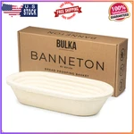 Bulka Oval 750G Groove Banneton Bread Proofing Basket Pressed Wood Pulp. Fixed Price $56.93.