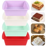 Lgquk 6 Inch Cake Pans, Non-stick Silicone SQUARE-4 Colors, White. Fixed Price $22.35.