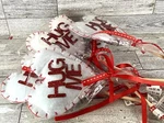 Michaels Valentines Decor - Hug Me Felt Heart Floral Picks 6PC Set. Fixed Price $19.95.