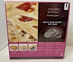 New Split Decision 9" Pie Pan Chicago Metallic Professional Non-stick 2 Halves. Fixed Price $29.87.