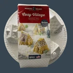 Nordic Ware Cozy Village Baking Pan 6 Cups Made Usa Heavy Cast Aluminum. Fixed Price $24.95.