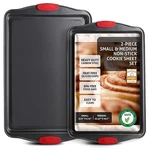 Joytable Baking Sheet, 2PC Cookie Set With Silicone Handles, Nonstick S.... Fixed Price $17.15.