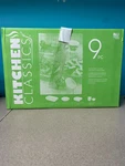 Kitchen Classics 9 Piece Glass Cookware New Box - Storage Containers Included. Fixed Price $35.00.