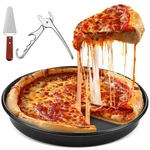 3 Pcs Round 12 Inch Deep Pizza Pan Baking Tray Include Non-stick Cake Mold,.... Fixed Price $46.41.
