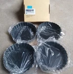 Mini Tart Quiche Pans Set Of Non Stick Fluted Edge Removable Bottom 4" Homono. Fixed Price $9.99.