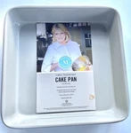 Martha Stewart Nonstick Steel 9" Square Cake Pan New Pink. Fixed Price $19.99.