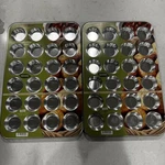 Nordic Ware Natural 24 Hole Aluminum Commercial Petite Muffin Pan - Silver. Fixed Price $45.13.