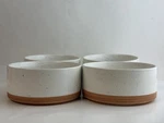 Our Place Soup Bowls 6" 2 3/4" Stoneware Speckled Stackable Exc Set. Fixed Price $44.95.