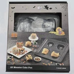 Halloween Sweet Creations Good Cook 3D Monster Metal Pan 4 Count Cakes. Fixed Price $12.82.