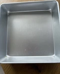 Wilton Performance Pans 8X8X2 Square Cake Aluminum Silver Oven Safe. Fixed Price $11.66.