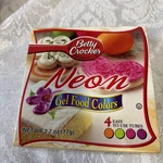 Betty Crocker Neon Gel Food Colors 4 Tubes, 2.7 Oz Easy To Use Sealed Ships Free. Fixed Price $9.99.