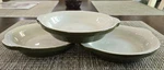 Vintage Hall 513 Avocado Round Au Gratin Dish W Handles Set Of 6 1/2". Fixed Price $29.99.