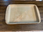 Pampered Chef Medium Bar Pan Baking Cookie Sheet Stoneware 14X9 010205. Fixed Price $24.99.