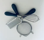 Kitchen Utensils The Pioneer Woman Grater Whisk Stainer Blue Plastic Handles. Fixed Price $18.99.