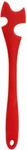 Hic Harold Import Co. Oven Rack Jack Non Stick Silicone 10.43 X 1.7 Inches Red. Fixed Price $9.99.