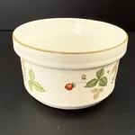 Wedgwood Wild Strawberry Ramekin Souffle Dish Oven To Table Earthenware 3.5". Fixed Price $12.95.