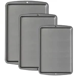 Wilton Premium Non-stick Cookie Sheet Pan Bakeware Set 3-PIECE. Fixed Price $19.63.