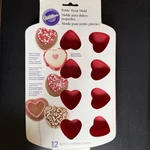 Wilton Silicone Mold U Pick Heart Flower Cake Treat Candy Soap Ice Cream. Fixed Price $19.95.