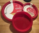 3 Tart Cake Quiche Pans 10 & 7 Professional Heavy Gauge Silicone Zone Lot. Fixed Price $32.75.