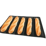 Bluedrop Hot Dog Molds Silicone Bread Forms 5 Caves 12" Shape, Black. Fixed Price $25.99.
