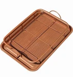 Copper Crisper Tray - 2 Pc Set. Fixed Price $18.50.