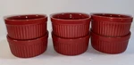 Norpro 3OZ Porcelain Ramekins (set Of 6) Red A36. Fixed Price $16.99.