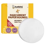 Katbite Parchment Paper Rounds, 200PCS Cake 9INCH-200, White. Fixed Price $14.76.