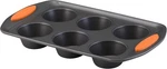 Yum-o Nonstick Bakeware Oven Lovin Cups Muffin Pan 6-CUP Gray W/ Orange Handles. Fixed Price $19.79.