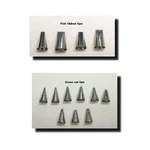 Wilton Ribbon & Cross-cut Decorating Tips You Choose Any 6 From 12 Sizes. Fixed Price $8.99.