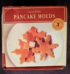 Williams Sonoma Winter Snowflake Pancake Molds Set Of 3. Fixed Price $13.70.