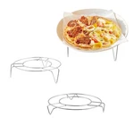 Pizza Pan Riser Stand 3 Pcs Stainless Steel Wire Cooling Rack Heights. Fixed Price $24.65.