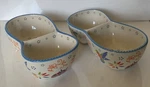 Temptations By Tara Garden Seasonal Pair Of Chips & Dip Bowls Retired New. Fixed Price $34.99.