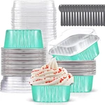 Findful Mini Pans Lids 10OZ40 Pack 4X4 Aluminum Foil Square Cupcake Liners. Fixed Price $29.16.