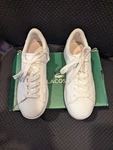 Lacoste Carnaby Set 224 White Light Pink Girls Leather Shoes Size 3.5. Fixed Price $59.99.