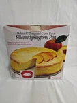 Norpro Deluxe Silicone Glass 9-INCH Tempered Base Springform Pan. Fixed Price $28.87.