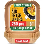 250 Pcs Liners, Disposable Paper Non-stick And Oi.... Fixed Price $27.88.