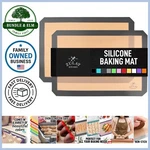 Silicone Baking Mat 16.5X11.6IN 2-PACK Reusable Nonstick Kitchen Gadget. Fixed Price $25.36.