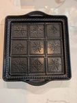 Nordic Ware Snowflake Shortbread Pan Cast Aluminum 9" Square Non-stick Usa Made. Fixed Price $17.00.
