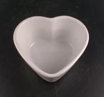 Le Creuset White Heart Shaped Cocotte Ramekin Mini Baking Dish Stoneware. Fixed Price $14.95.