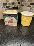 Pampered Chef Traditions Collection Stoneware Crock #1311 Yellow In Box. Fixed Price $11.99.