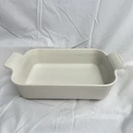 Creuset Kitchen Bakeware 11 X 8 White Rectangular Ceramic Casserole Dish. Fixed Price $53.00.