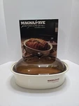 Vintage - Magnawave Perfection Microwave Roaster W/ Rack & Glass Lid Nob. Fixed Price $19.79.