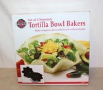 Norpro Set Of 2 Nonstick 7" Tortilla Bowl Bakers Brand New #1069. Fixed Price $10.85.