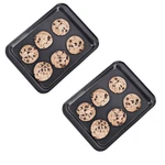 Small Baking Sheet Nonstick 9.45 7.09 Inch (inner 7.5X6), 8 Mini Cooki.... Fixed Price $18.56.