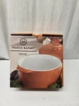 Mario Batali Dansk 2 Quart Casserole Pan With Lid, White, Brand New. Fixed Price $29.95.