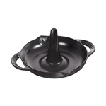 Staub Cast Iron 9.5-INCH Vertical Chicken Roaster Matte Black. Fixed Price $256.12.