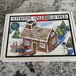 Vintage 1994 Superstone Gingerbread Mold Kit Made By Sassafras Usa New Box. Fixed Price $20.00.